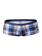 Men's Quick-Dry Plaid Swim Trunks – Low-Rise