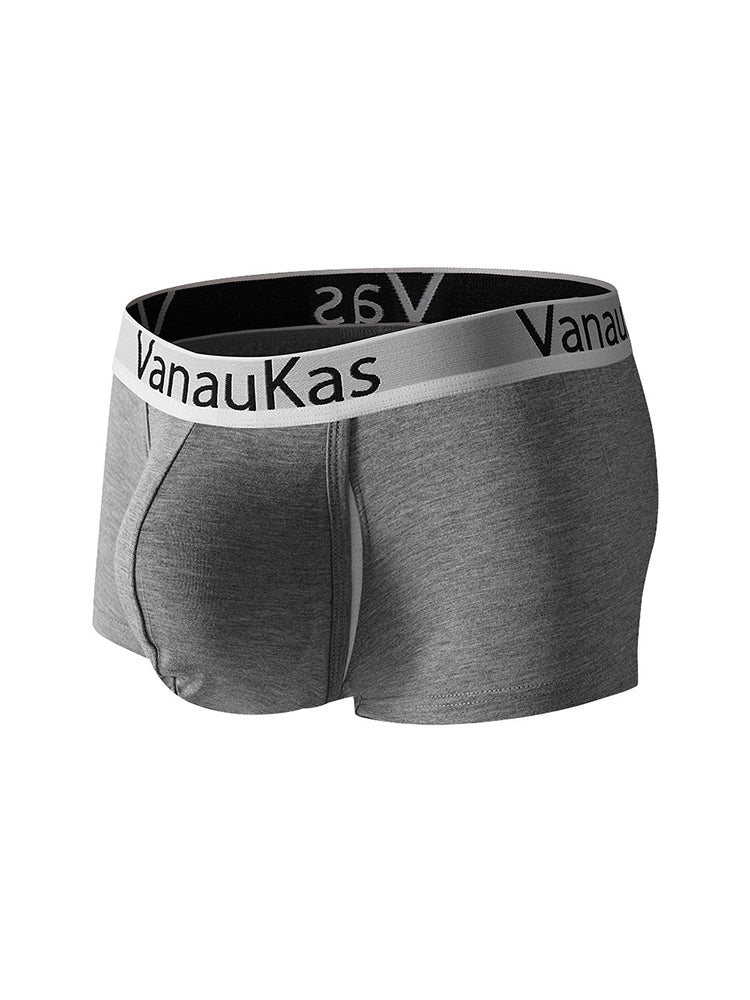 Men's Double-Layer Gusset Seamless Trunks – 3-Pack