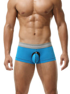 2 Pack Men's Detachable Pouch Breathable Boxer Briefs