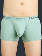 FreeLonger Men’s Soft Cotton Support Pouch Trunks
