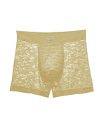 Men's Mid-Rise Sexy Seamless Lace Trunks