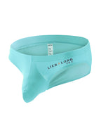 3 Packs of Men's Ice Silk Seamless Convex Pouch Briefs