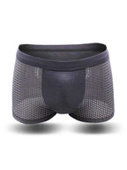 4 Pack Men’s Breathable Mesh Trunks with Antibacterial Fabric