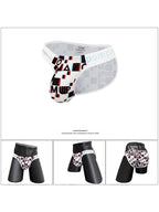 Men's Expanded Pouch Briefs with Alphabet Print – 2-Pack