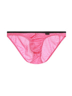 Men's Low-rise Mesh U-shaped Convex Pocket Sports Briefs