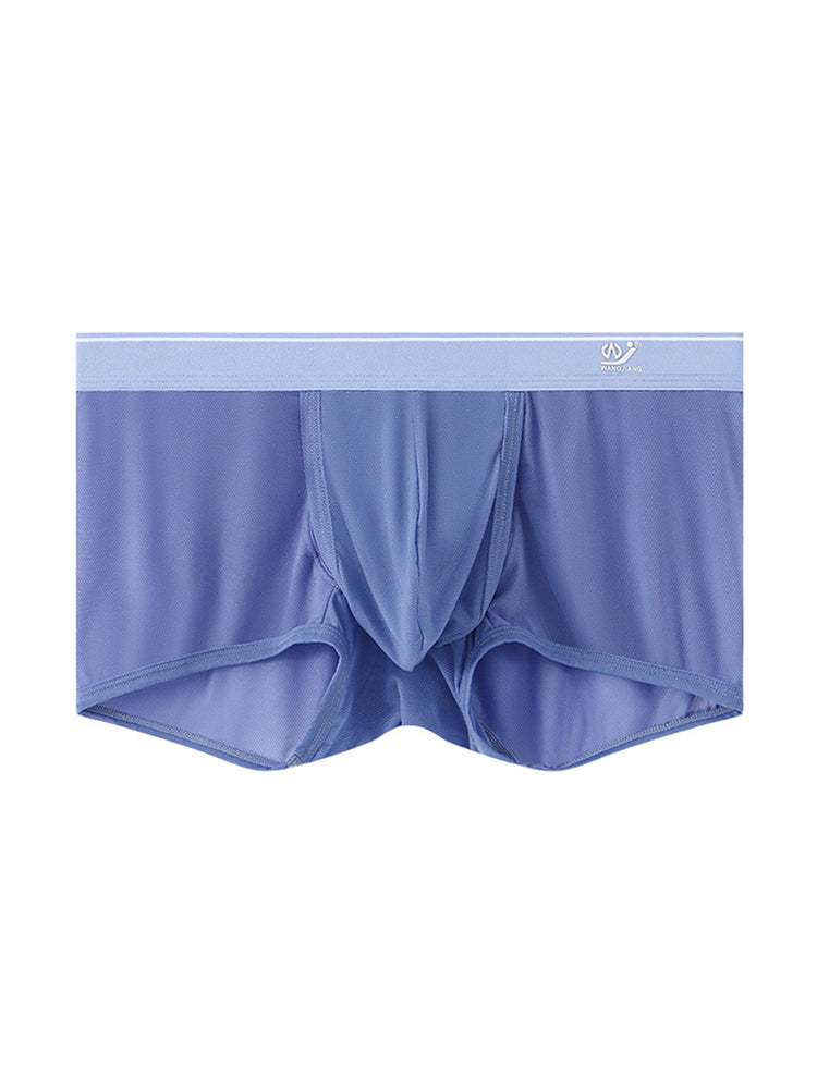2 Pack Men's Breathable Mesh Trunks with Fly