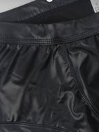 2-pack Men's Leather Hollow Hip-revealing Large Pouch Boxer Briefs
