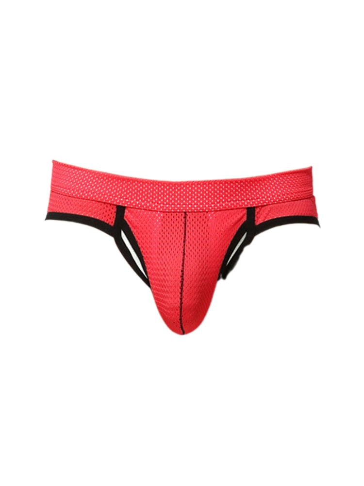 2 Pack Men's Breathable Side-Open Thin and Lightweight Supportive Fit Briefs