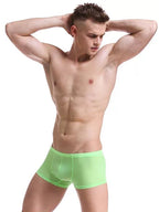 Lightweight Breathable Ice Silk U Contoured Boxers for Men