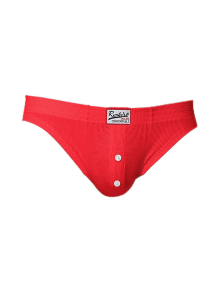 2 Pack Men's Premium Comfortable Fabric Low-Rise U-Shaped Briefs