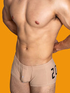 2-pack Men's Solid Color Comfortable Button-down Trunks