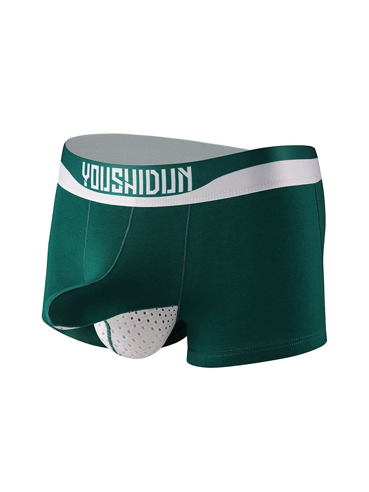 3 Pack Men's Comfy Cotton Dual Pouch Underwear