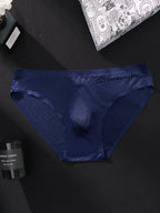 3 Pack Men's Seamless Ice Silk Cool-Touch Briefs