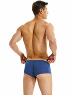 Men’s Relaxed Plaid Trunks with Button Fly