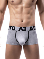 2 Pack Men's Gun and Bullet Separation Large Pouch U-Convex 3D Cut Loose Trunks