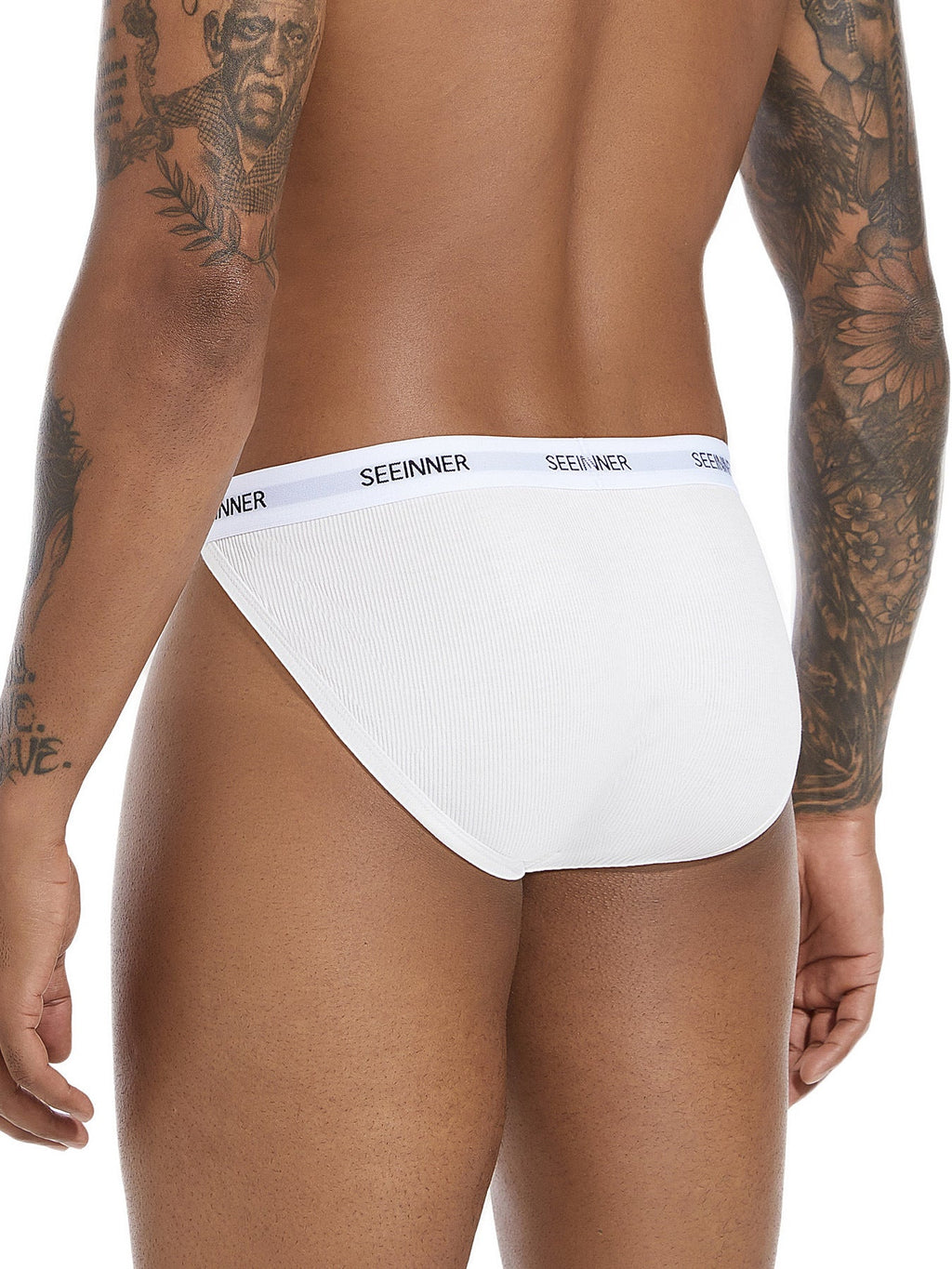 3 Pack Men's Sporty Comfy Waistband Briefs
