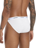 3 Pack Men's Sporty Comfy Waistband Briefs