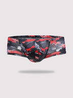 4 Pack Men's U-Pouch Low-Rise Moisture-Wicking Trunks