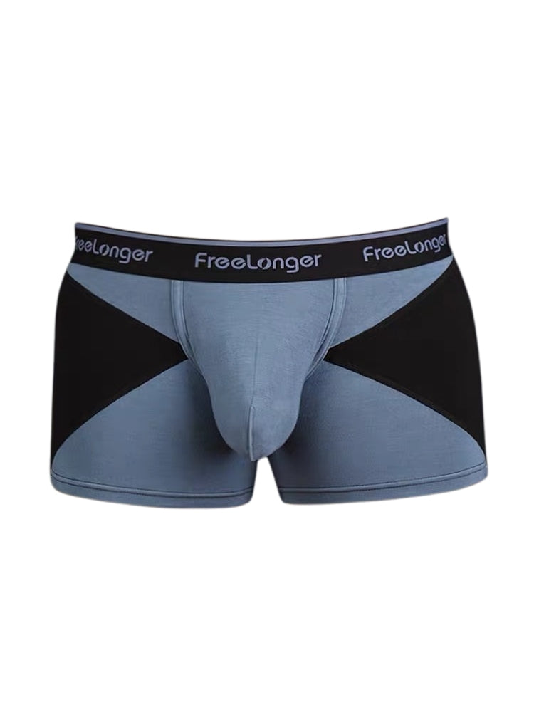FreeLonger Men’s U convex Separate Support Pouch Trunks