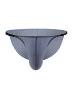 3 Pack Men's Low-Rise Striped Camisole Briefs with Raised Pockets