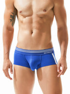Men's Slim-Fit Cotton Trunks - Low Rise & Lifting Support
