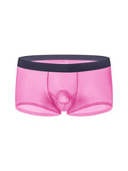 2 Pack Men's Ice Silk Separated Pouch Breathable Stretch Fit Trunks