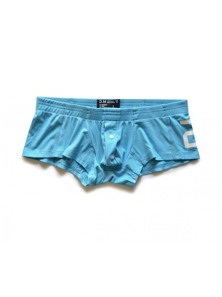 2-pack Men's Solid Color Comfortable Button-down Trunks
