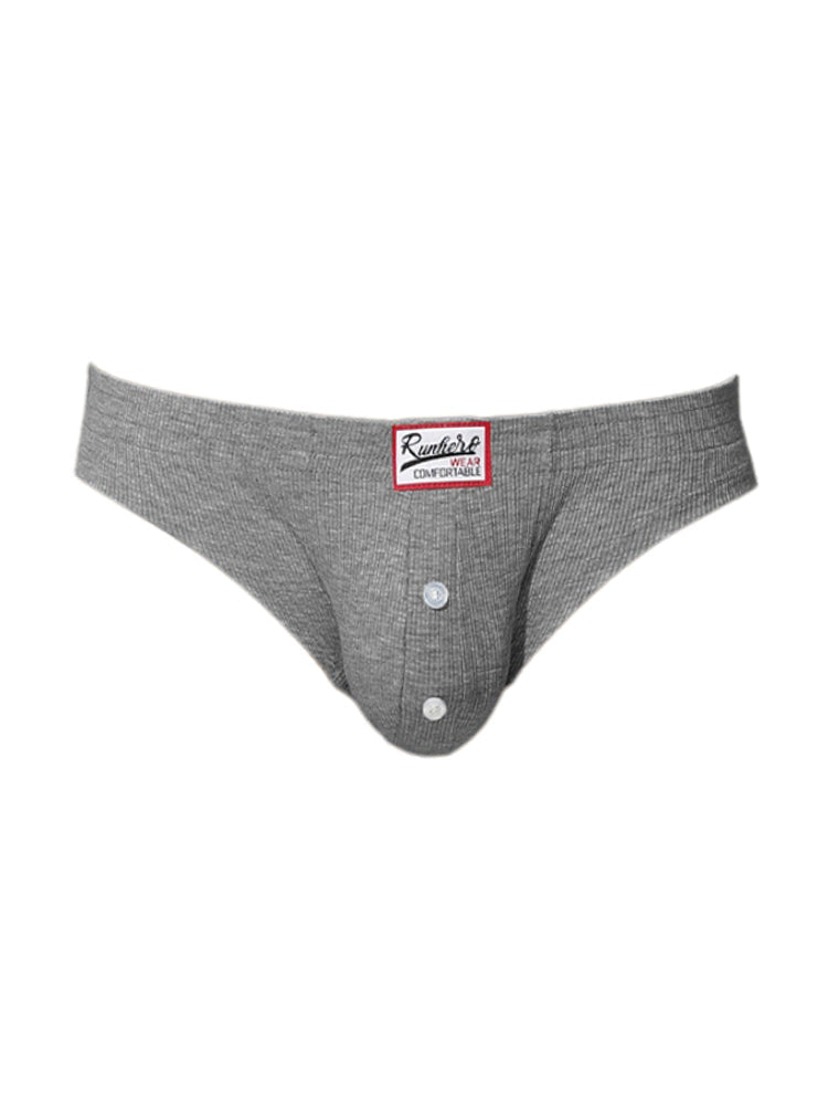 2 Pack Men's Premium Comfortable Fabric Low-Rise U-Shaped Briefs