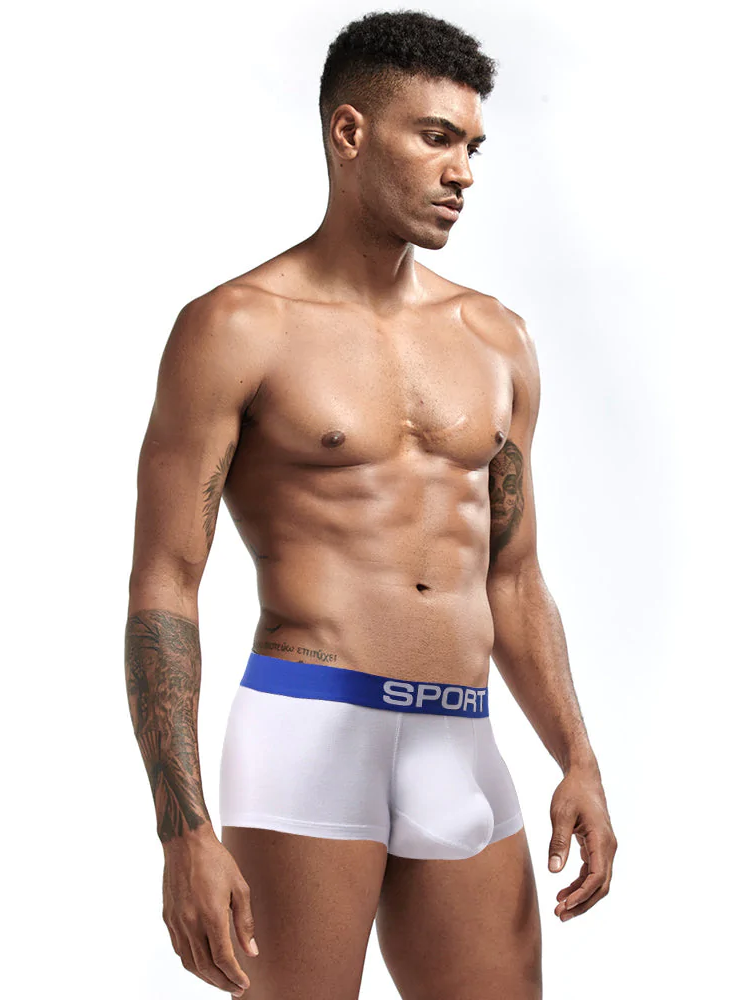3 Pack Men's Structured Support Pouch Comfort Trunks