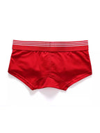 Men's Slim-Fit Cotton Trunks - Low Rise & Lifting Support