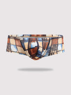 4 Pack Men's U-Pouch Low-Rise Moisture-Wicking Trunks