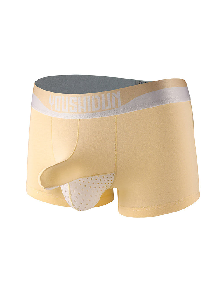 3 Pack Men's Comfy Cotton Dual Pouch Underwear