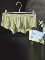 Men's Threaded Fabric U-Raised Low Rise Trunks