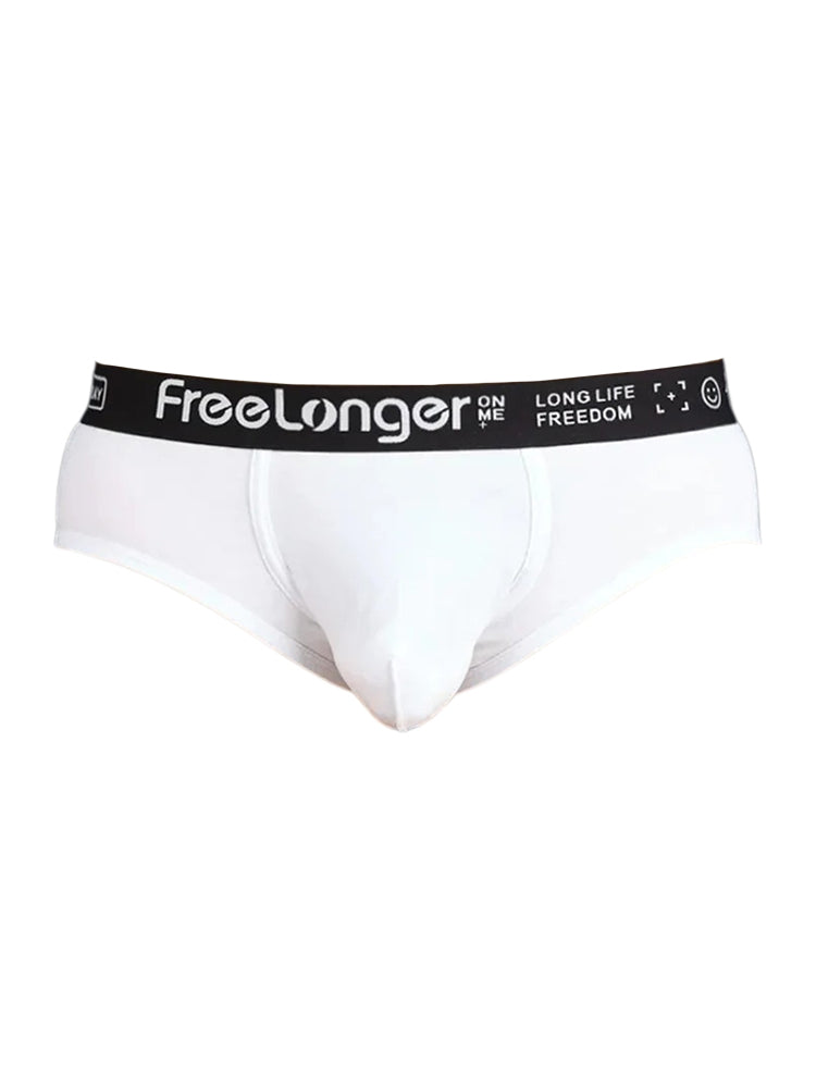 FreeLonger Men’s Soft Cotton Support Pouch Trunks