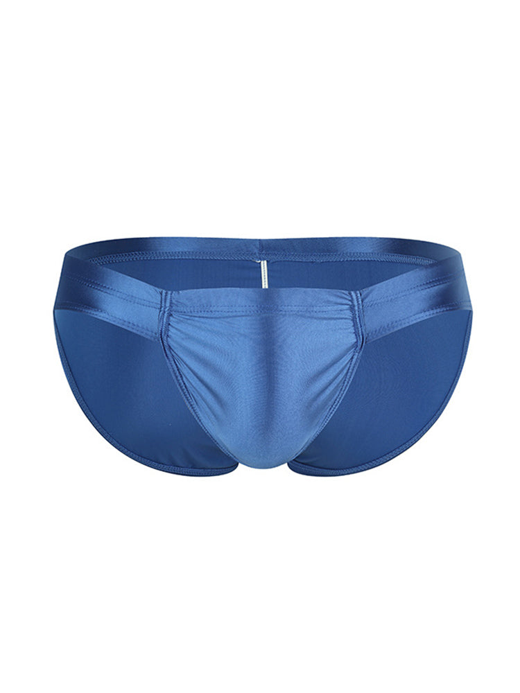 2 Pack Men's Enhancing Pouch Contour-Fit Low-Rise Breathable Briefs