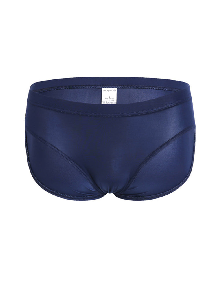 4 Pack Men’s Seamless Solid Color Smooth Touch Briefs