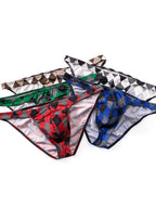 Men's Rhombus Check Pattern Pouch Briefs