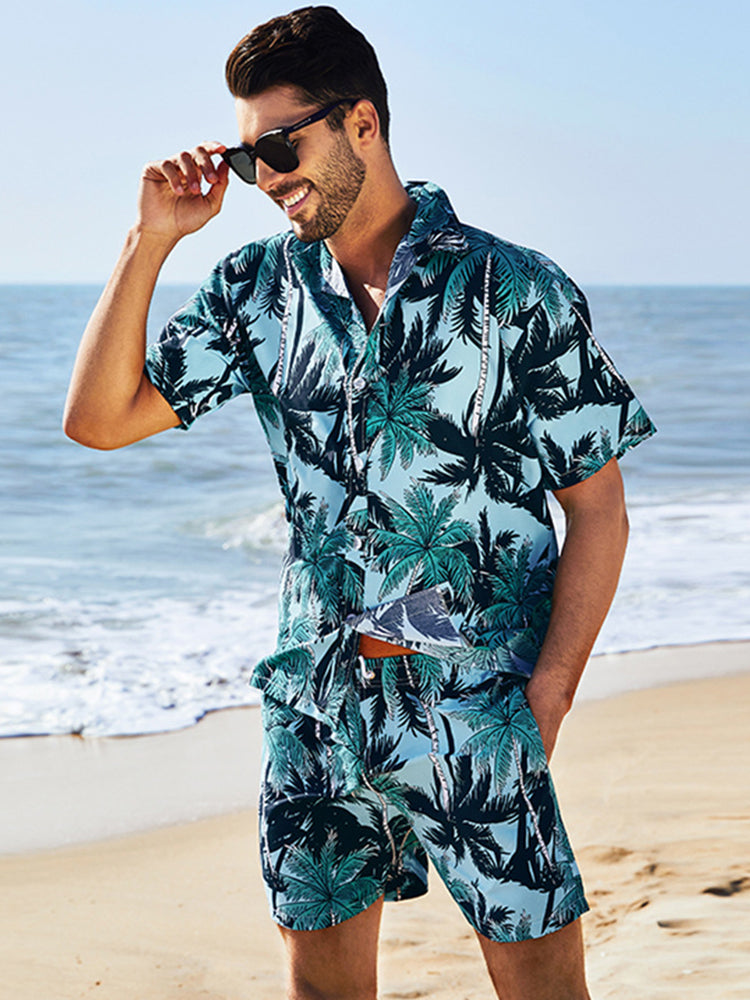 Men’s Beach Summer Holiday Patterned Sets