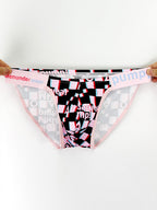 Men's Expanded Pouch Briefs with Alphabet Print – 2-Pack