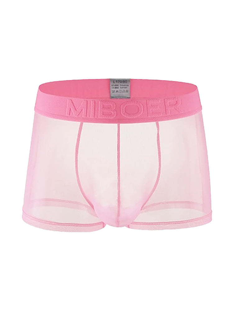 3 Pack Men's Invisible & Mesh Breathable Cooling Touch Trunks