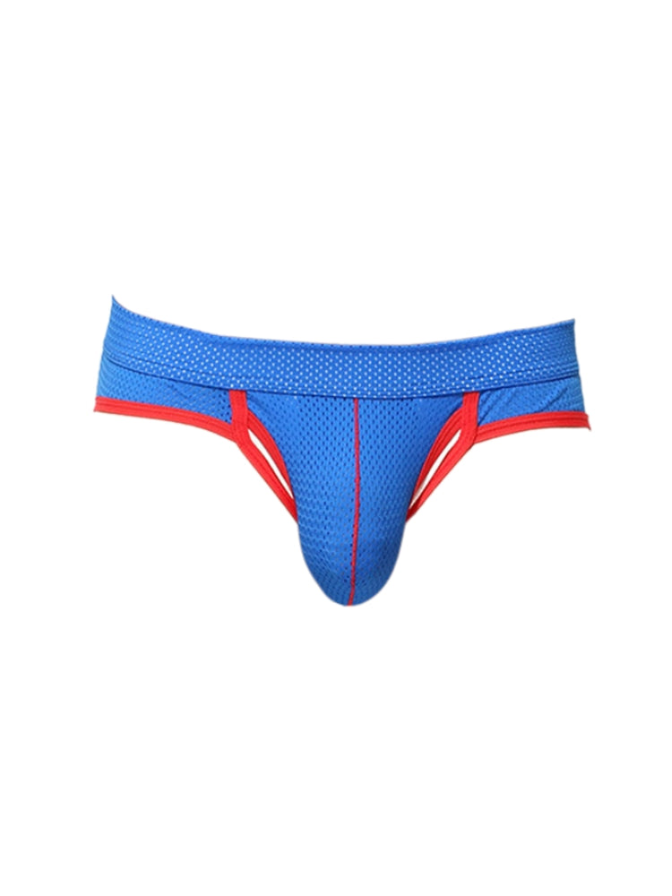 2 Pack Men's Breathable Side-Open Thin and Lightweight Supportive Fit Briefs