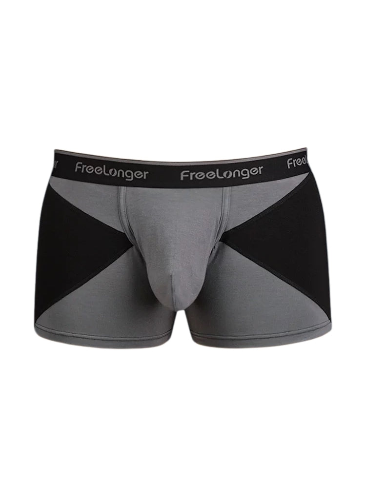 FreeLonger Men’s U convex Separate Support Pouch Trunks