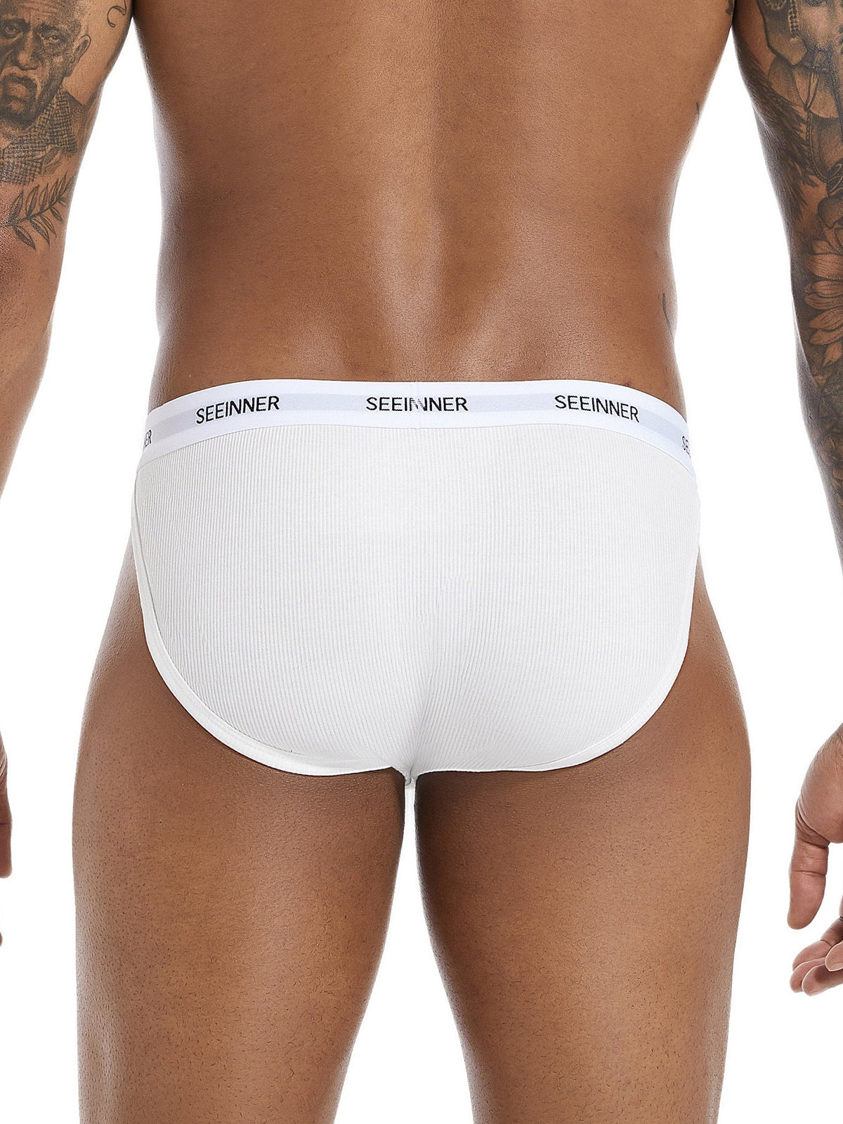3 Pack Men's Sporty Comfy Waistband Briefs