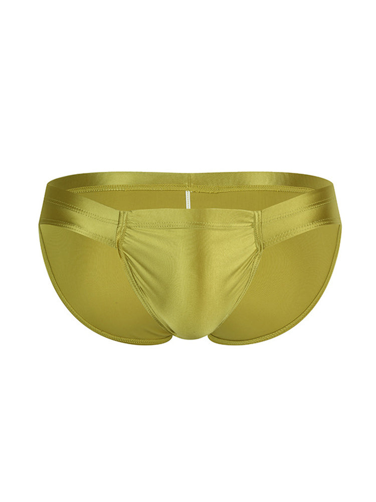 2 Pack Men's Enhancing Pouch Contour-Fit Low-Rise Breathable Briefs