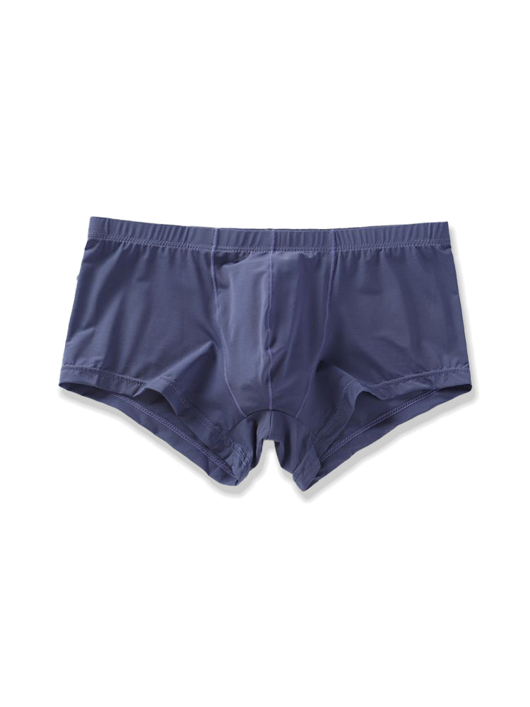 Lightweight Breathable Ice Silk U Contoured Boxers for Men