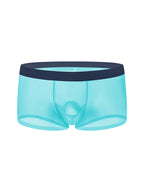2 Pack Men's Ice Silk Separated Pouch Breathable Stretch Fit Trunks