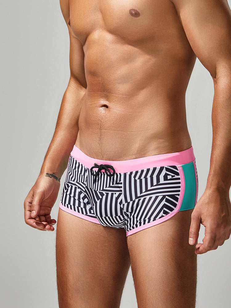 Men's Seamless Quick-Dry High Stretch Swim Shorts & Trunks
