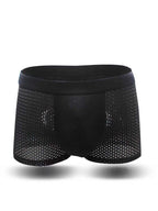 4 Pack Men’s Breathable Mesh Trunks with Antibacterial Fabric