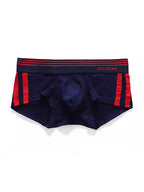 Men's Slim-Fit Cotton Trunks - Low Rise & Lifting Support