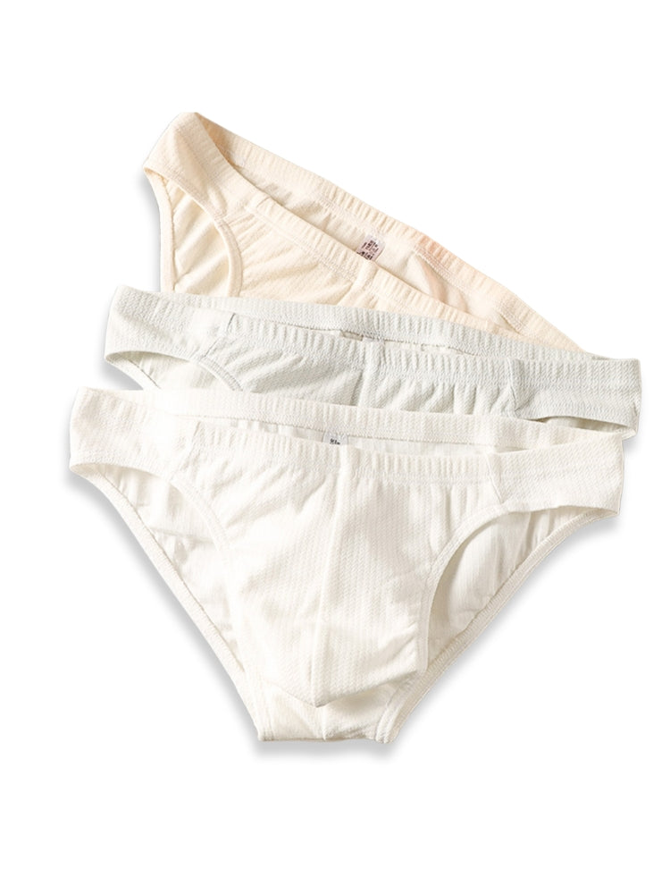 4 Pack Men's Organic Cotton Stretch Fit Workout Ready Briefs